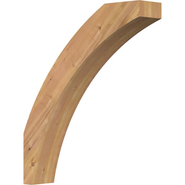 Ekena Millwork 5 1/2"W x 26"D x 30"H Thorton Smooth Knee Brace, Western Red Cedar BRC06X26X30THR00SWR - main